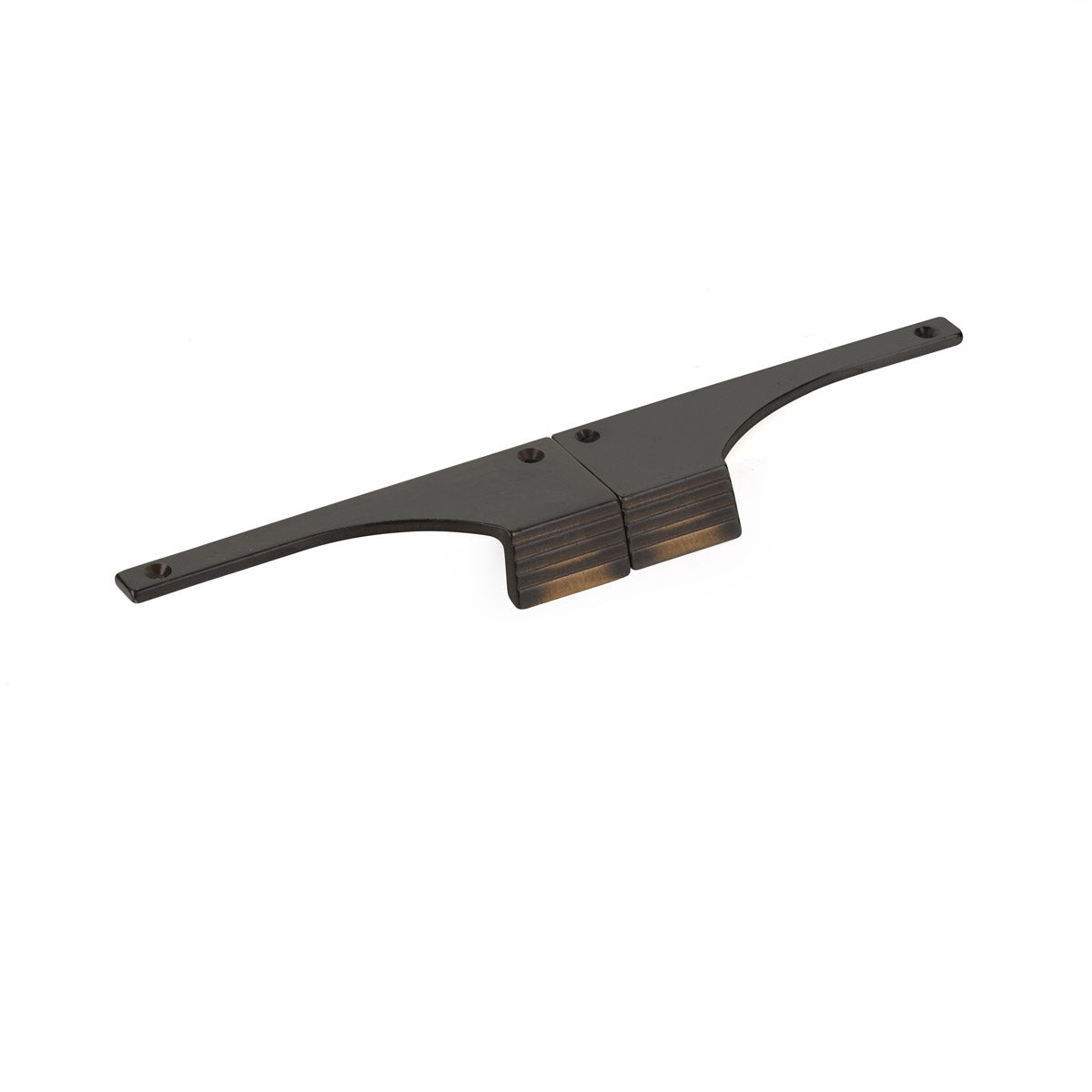 Stradella Two Door Edge Pull by Schaub - Antique Bronze - New York Hardware