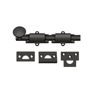Bolts Surface HD Bolt by Deltana - 6" - Oil Rubbed Bronze - New York Hardware