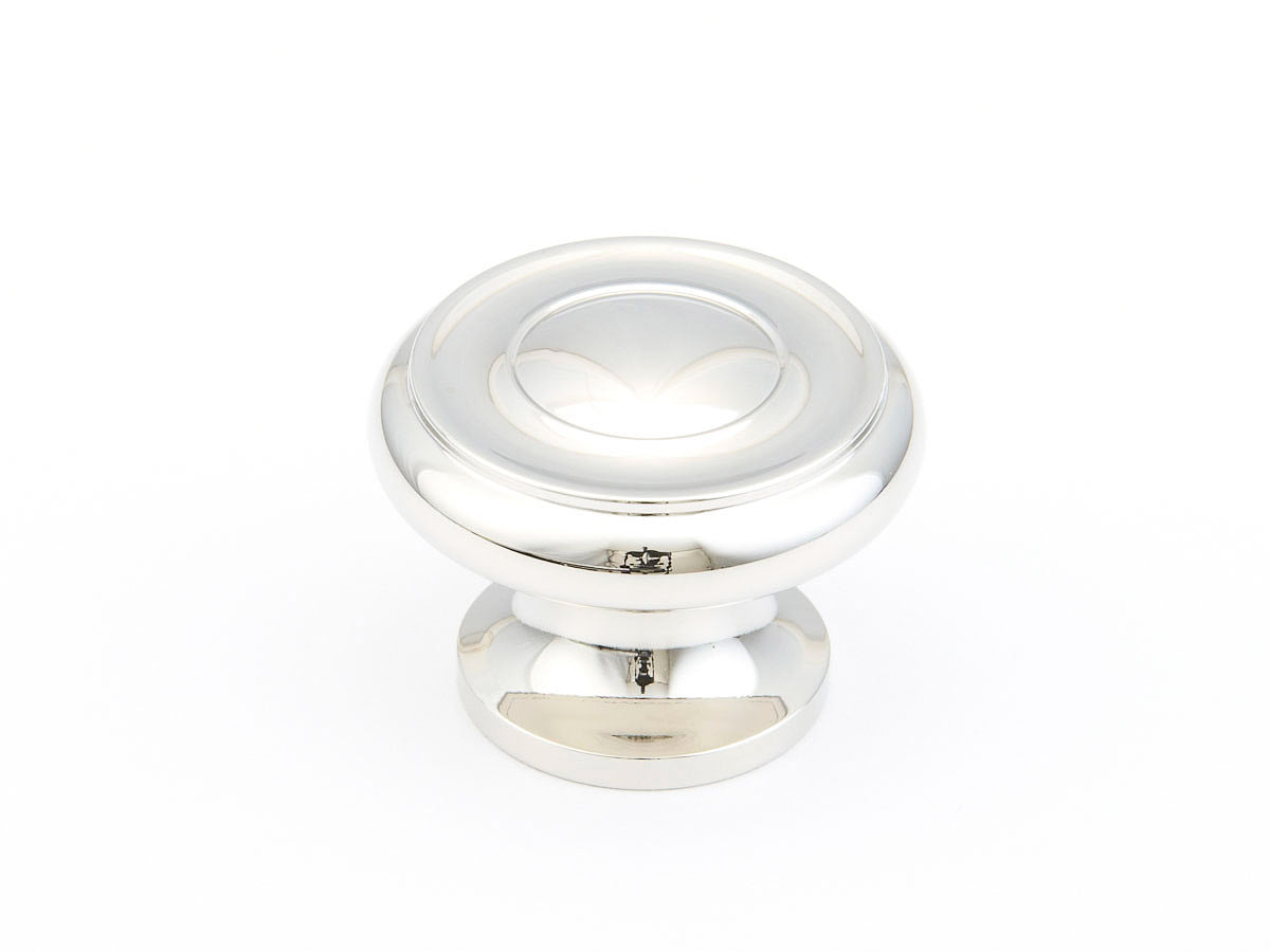 Traditional Knob by Schaub - Polished Nickel - New York Hardware