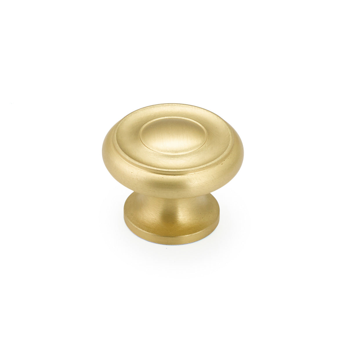 Traditional Knob by Schaub - Satin Brass - New York Hardware