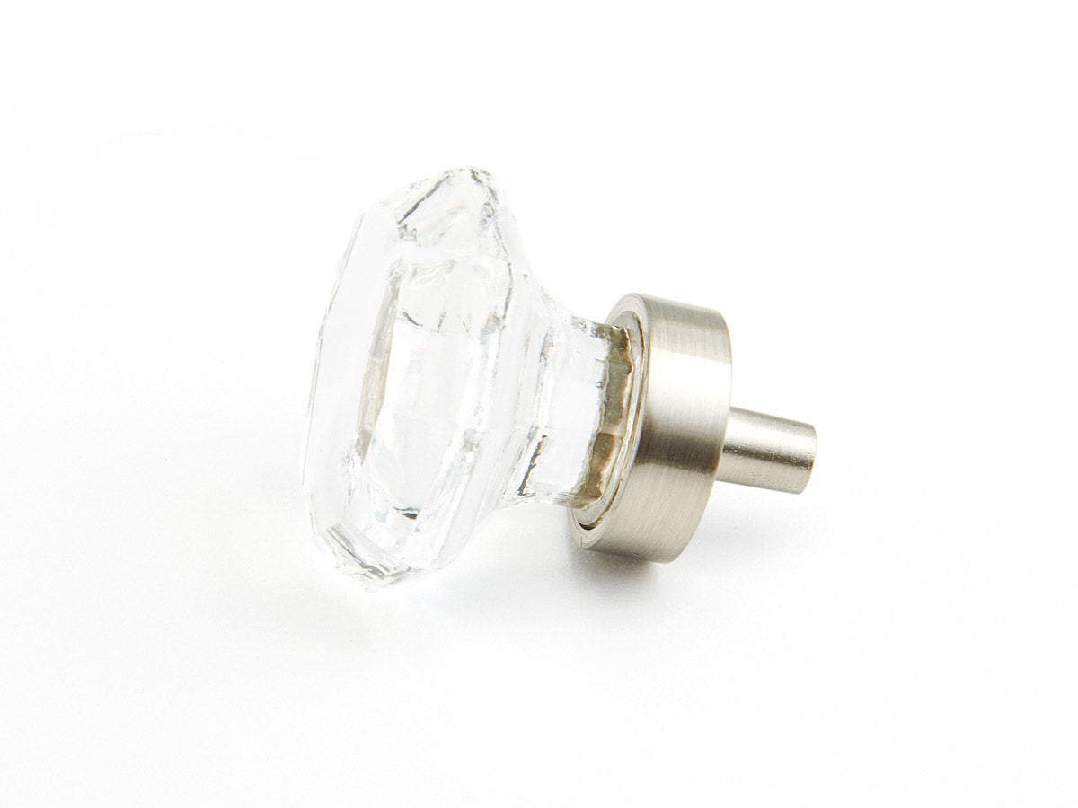 Stargaze Octagonal Knob by Schaub - Satin Nickel - New York Hardware