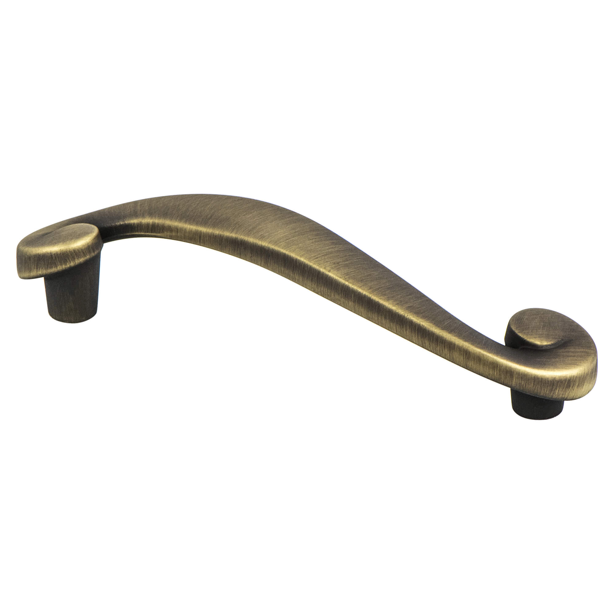 Rustic Brushed Brass - 96mm - Sonata Pull by Berenson - New York Hardware