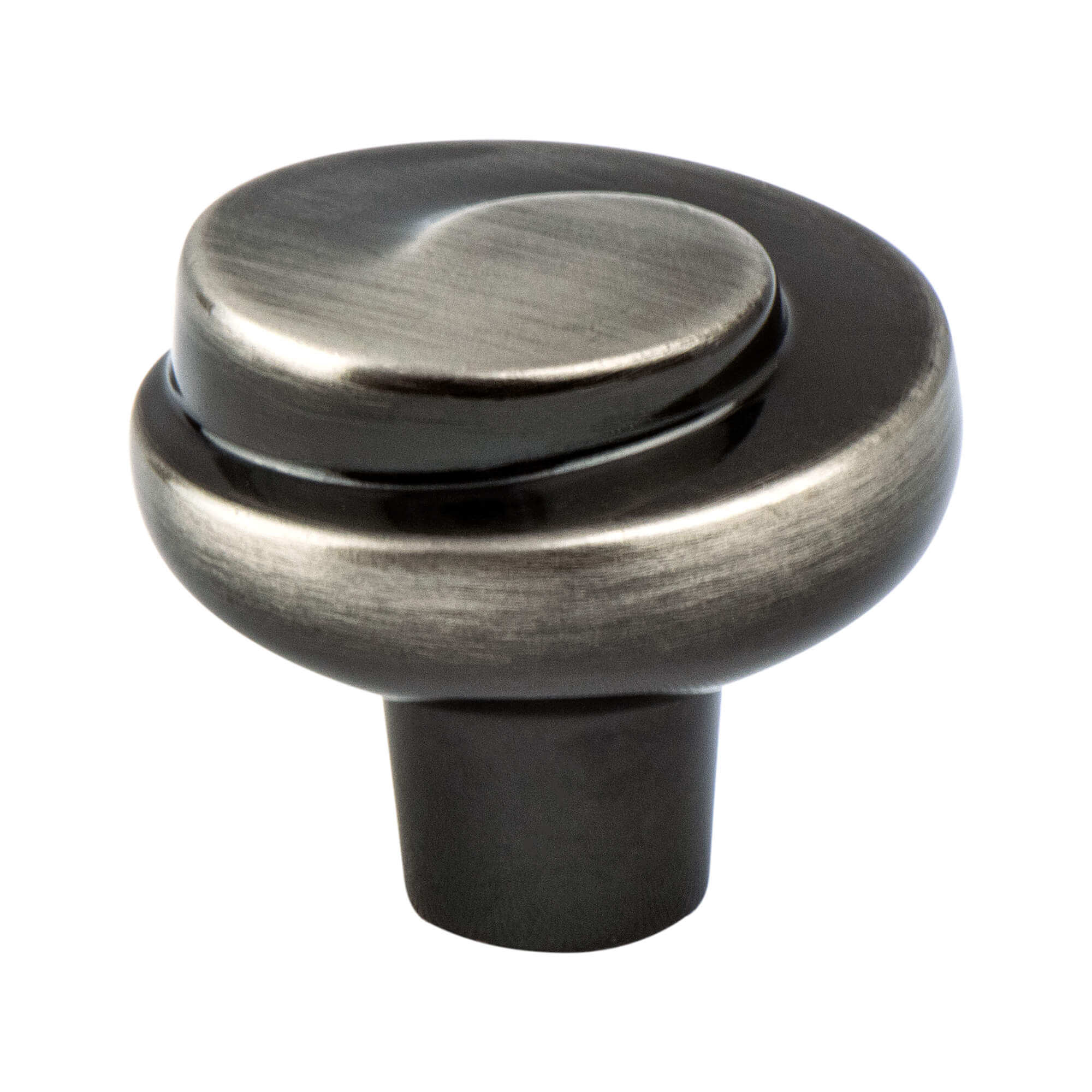 Rustic Black Nickel - 1-3/16" - Sonata Knob by Berenson - New York Hardware