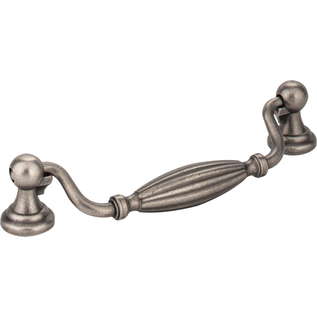 Glenmore Cabinet Drop Pull by Jeffrey Alexander - Distressed Pewter