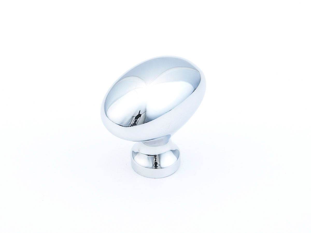 Traditional Egg Knob by Schaub - Polished Chrome - New York Hardware