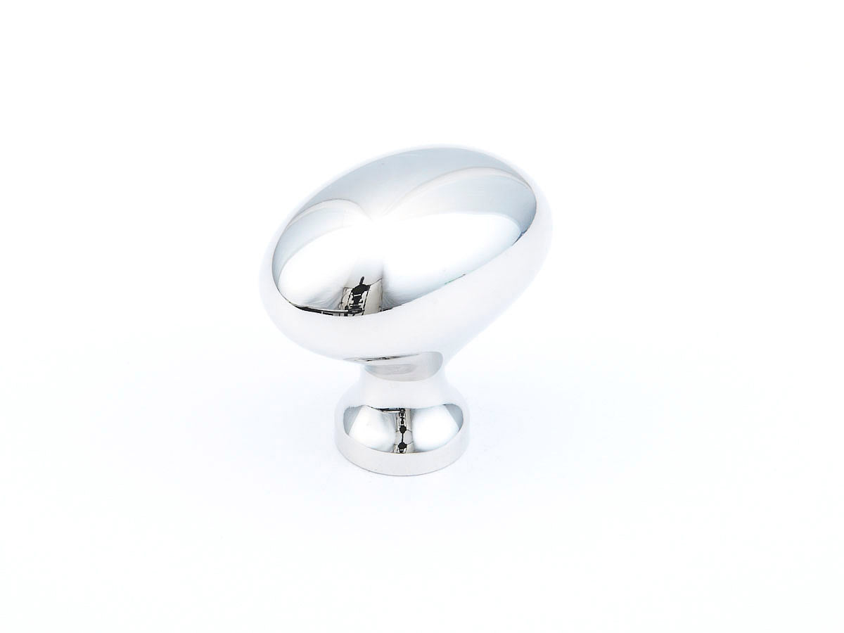 Traditional Egg Knob by Schaub - Polished Nickel - New York Hardware