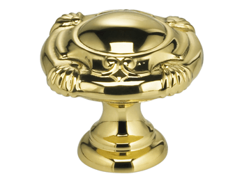 Diameter Omnia Crest Cabinet Knob Shaded - New York Hardware