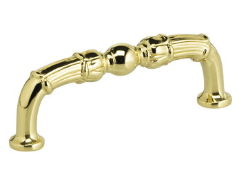 3" Center-to-Center Omnia Center Bead Cabinet Pull - New York Hardware