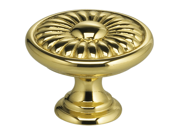 1-3/16" Diameter Omnia Ornate Daisy Cabinet - New York Hardware