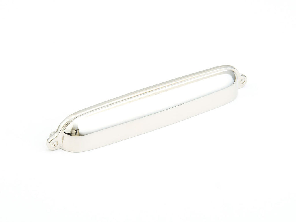 Country Cup Pull by Schaub - Polished Nickel - New York Hardware