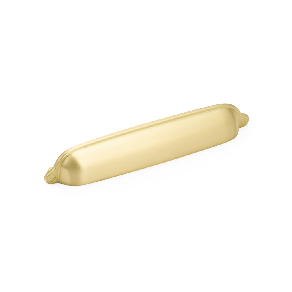 Country Cup Pull by Schaub - Satin Brass - New York Hardware
