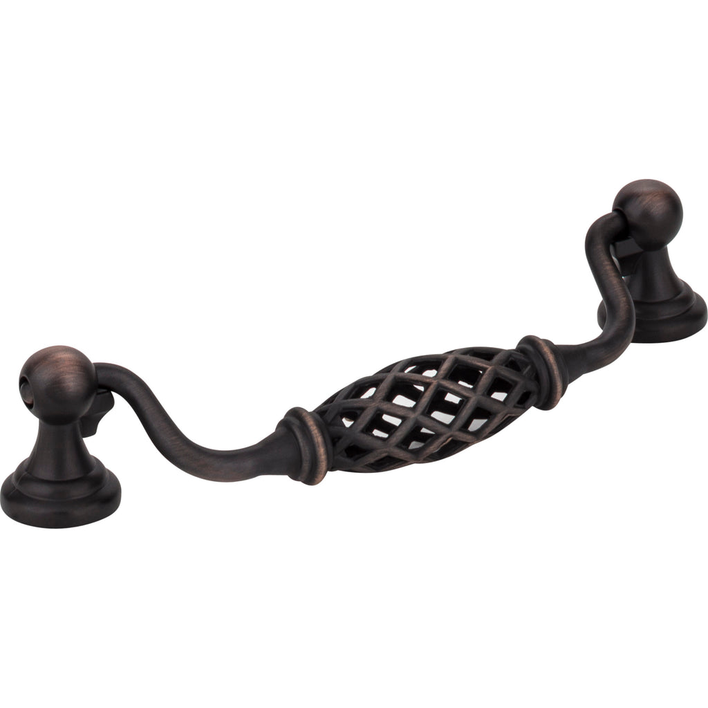 Birdcage Tuscany Drop & Ring Pull by Jeffrey Alexander - Brushed Oil Rubbed Bronze