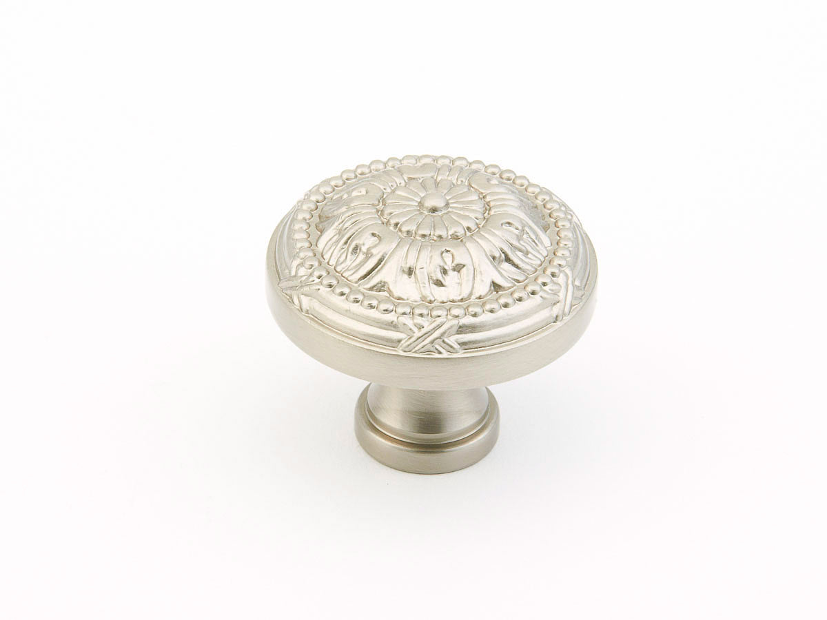 Versailles Knob by Schaub - Satin Nickel - New York Hardware