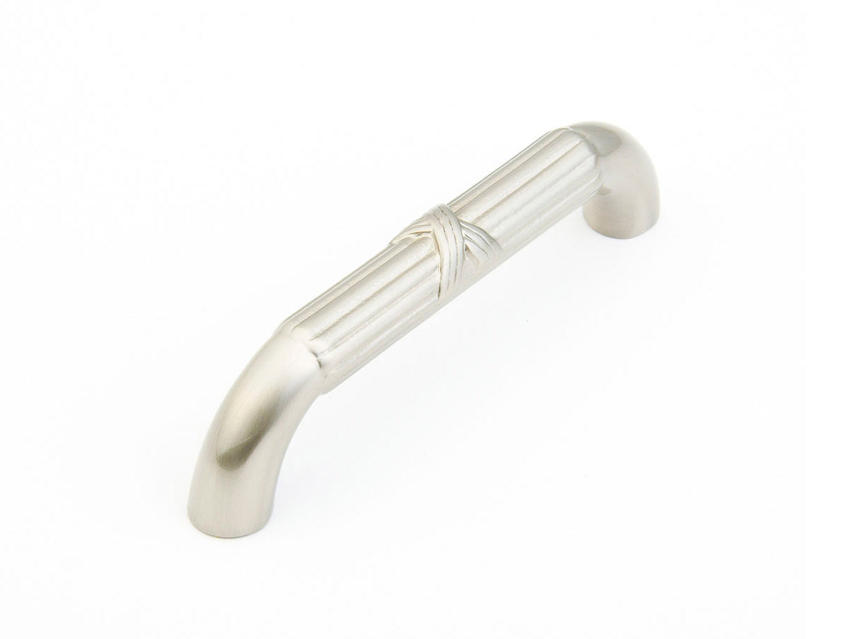 Versailles Rounded Pull by Schaub - Satin Nickel - New York Hardware