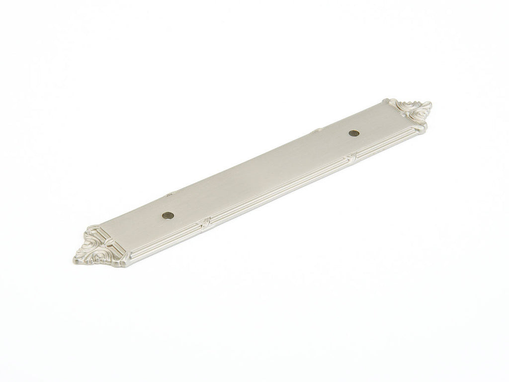 Versailles Backplate Pull by Schaub - Satin Nickel - New York Hardware