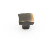 Vinci Soft Square Knob by Schaub - Antique Bronze - New York Hardware