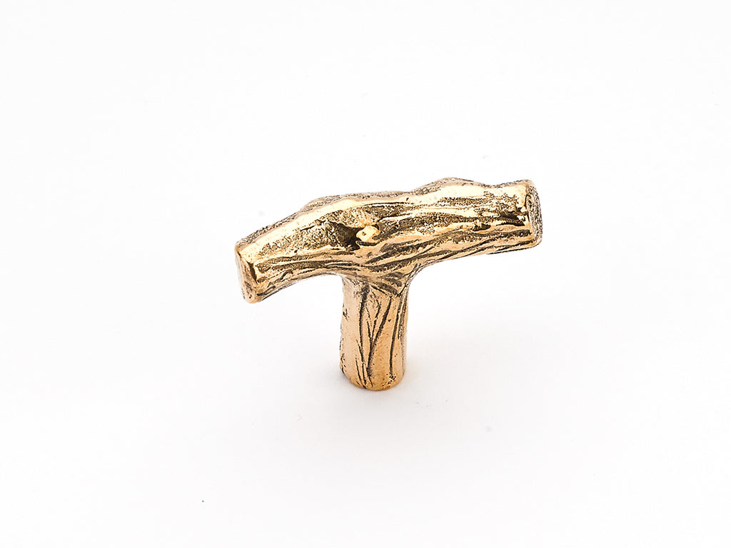 Mountain Twig Knob by Schaub - Natural Bronze  - New York Hardware