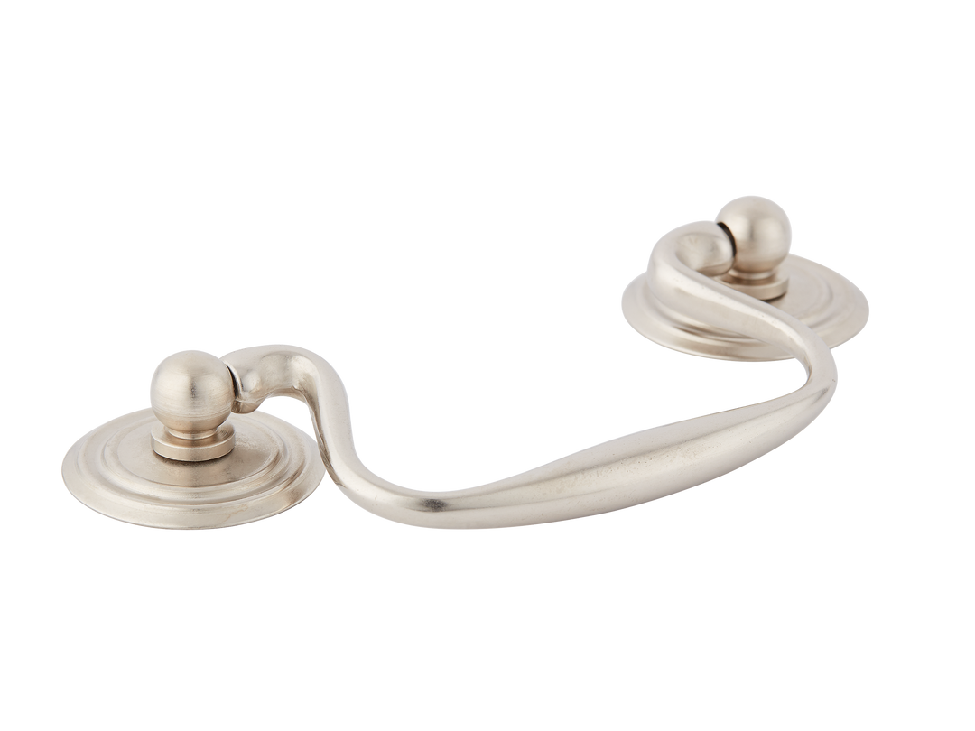 Cotswold Cabinet Handle by Armac Martin - 76mm - Barrelled Nickel Plate