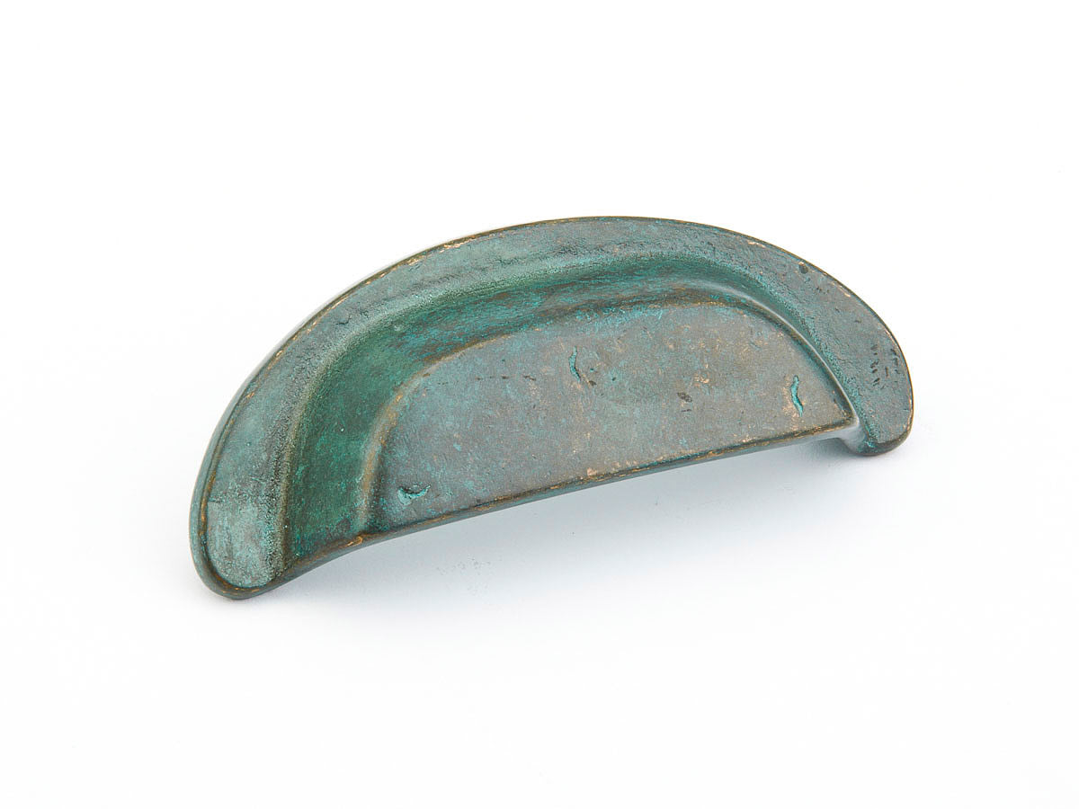 Mountain Cup Pull by Schaub - Verde Imperiale - New York Hardware