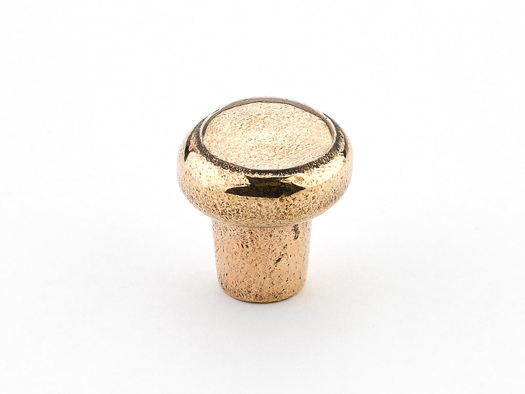 Mountain Ringed Knob by Schaub - Natural Bronze  - New York Hardware