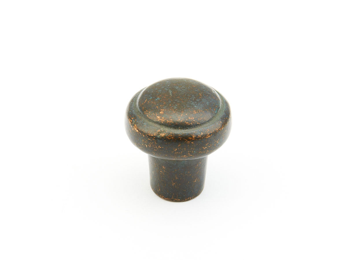Mountain Ringed Knob by Schaub - Verde Imperiale - New York Hardware