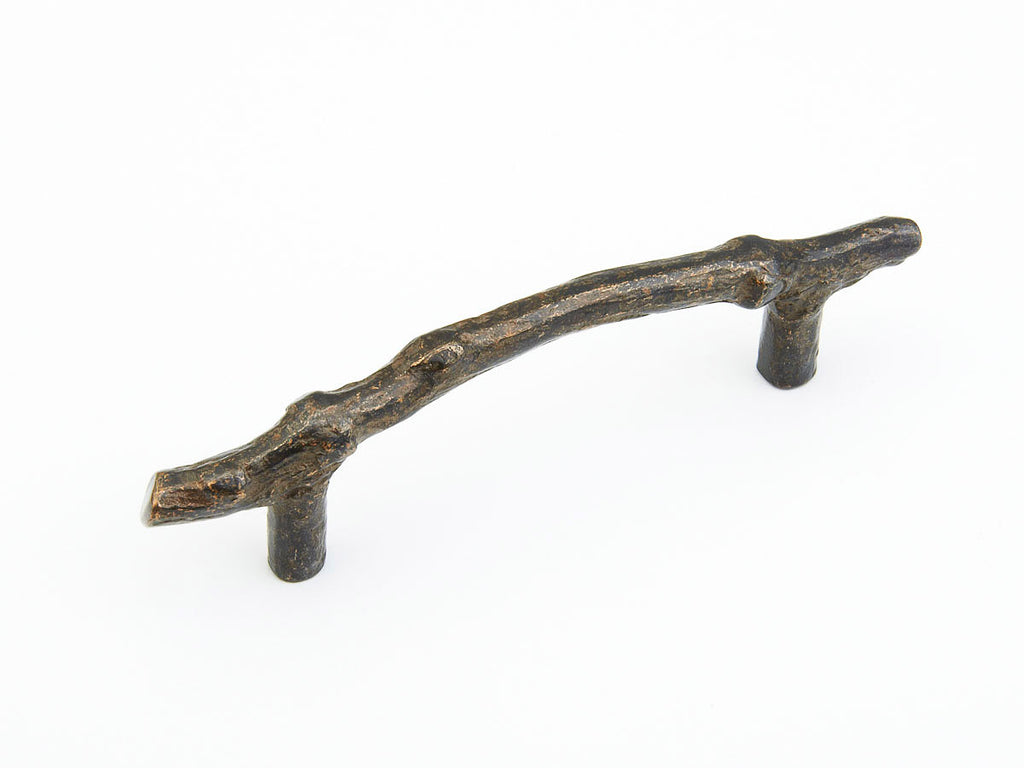 Mountain Twig Pull by Schaub - Antique Bronze - New York Hardware