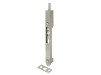 Heavy Duty 7" Flush Bolt - Satin Nickel - New York Hardware Online