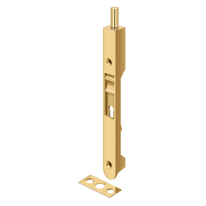 Flush Bolt HD by Deltana -  - PVD Polished Brass - New York Hardware