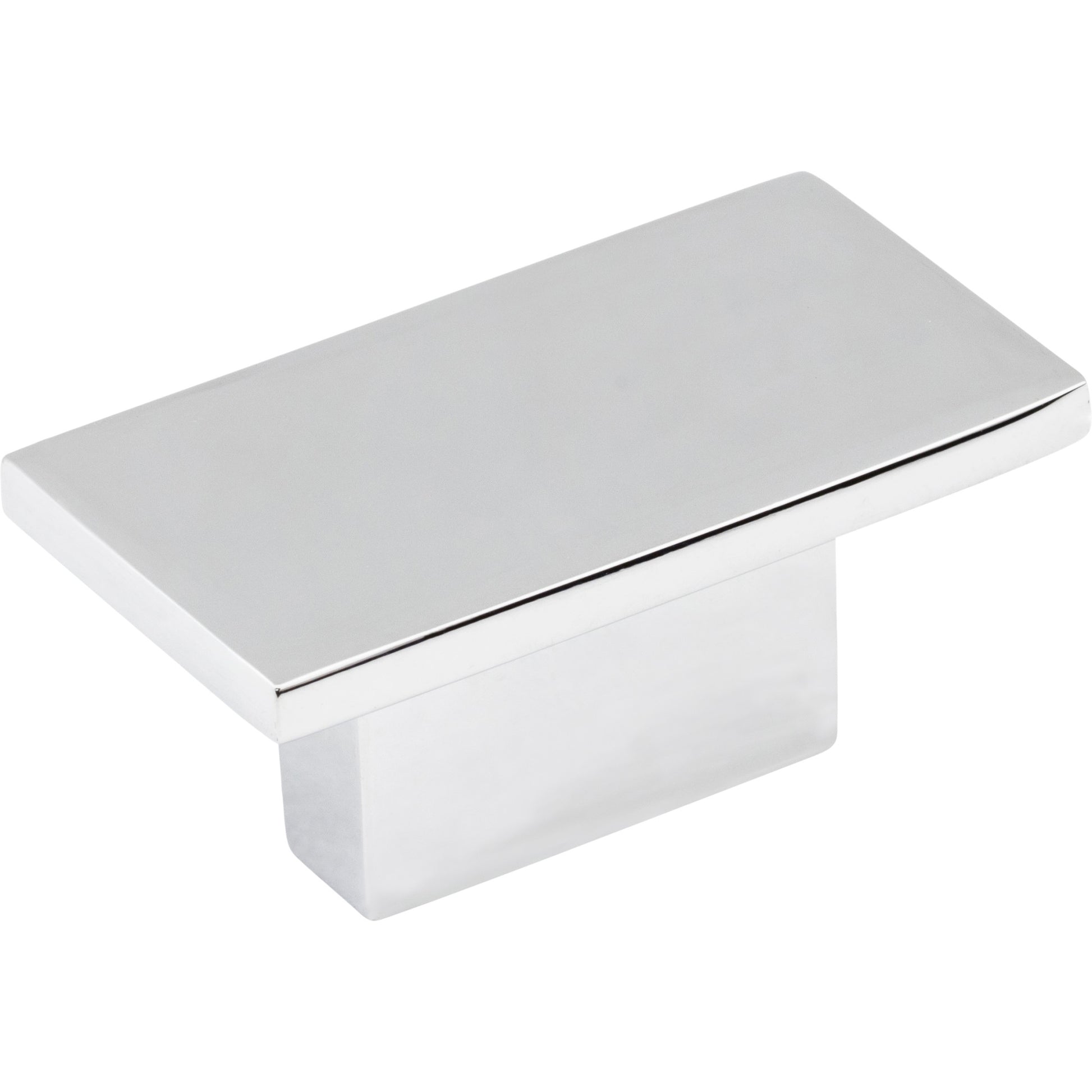 Rectangle Mirada Cabinet Knob by Jeffrey Alexander - Polished Chrome
