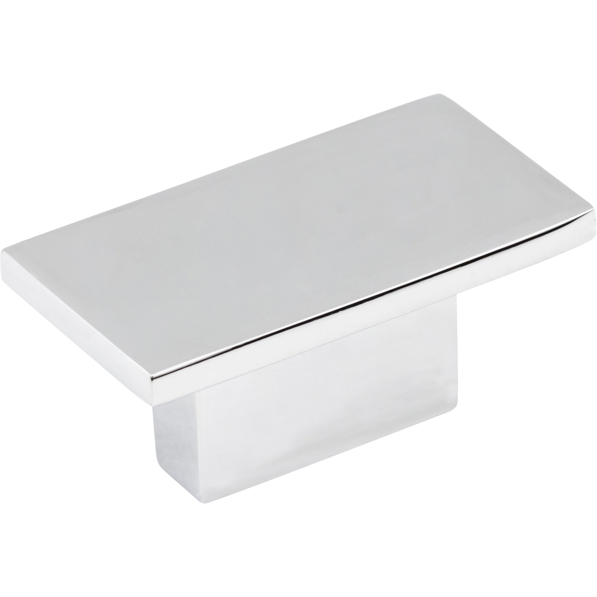 Rectangle Mirada Cabinet Knob by Jeffrey Alexander - Polished Chrome