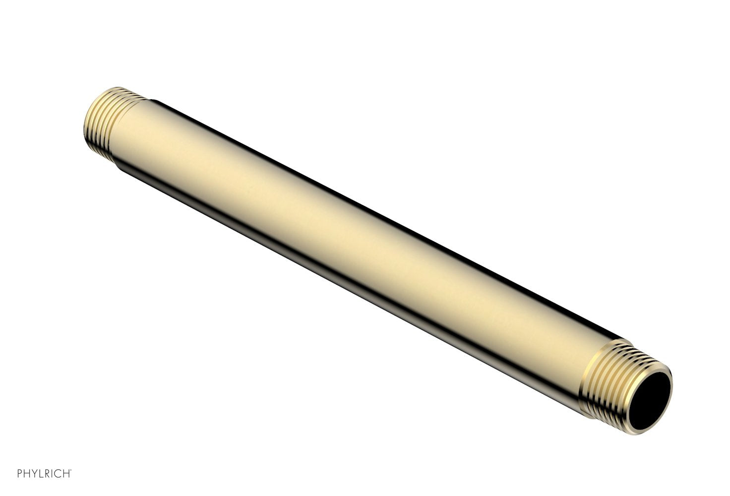 8" Straight Shower Arm by Phylrich - Old English Brass