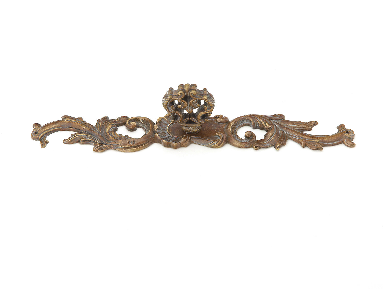 French Court Brass Key w/Backplate by Schaub - New York Hardware, Inc