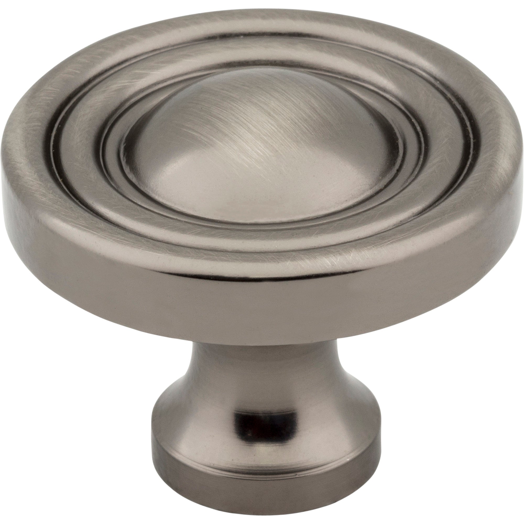 Round Bella Cabinet Knob by Jeffrey Alexander - Brushed Pewter