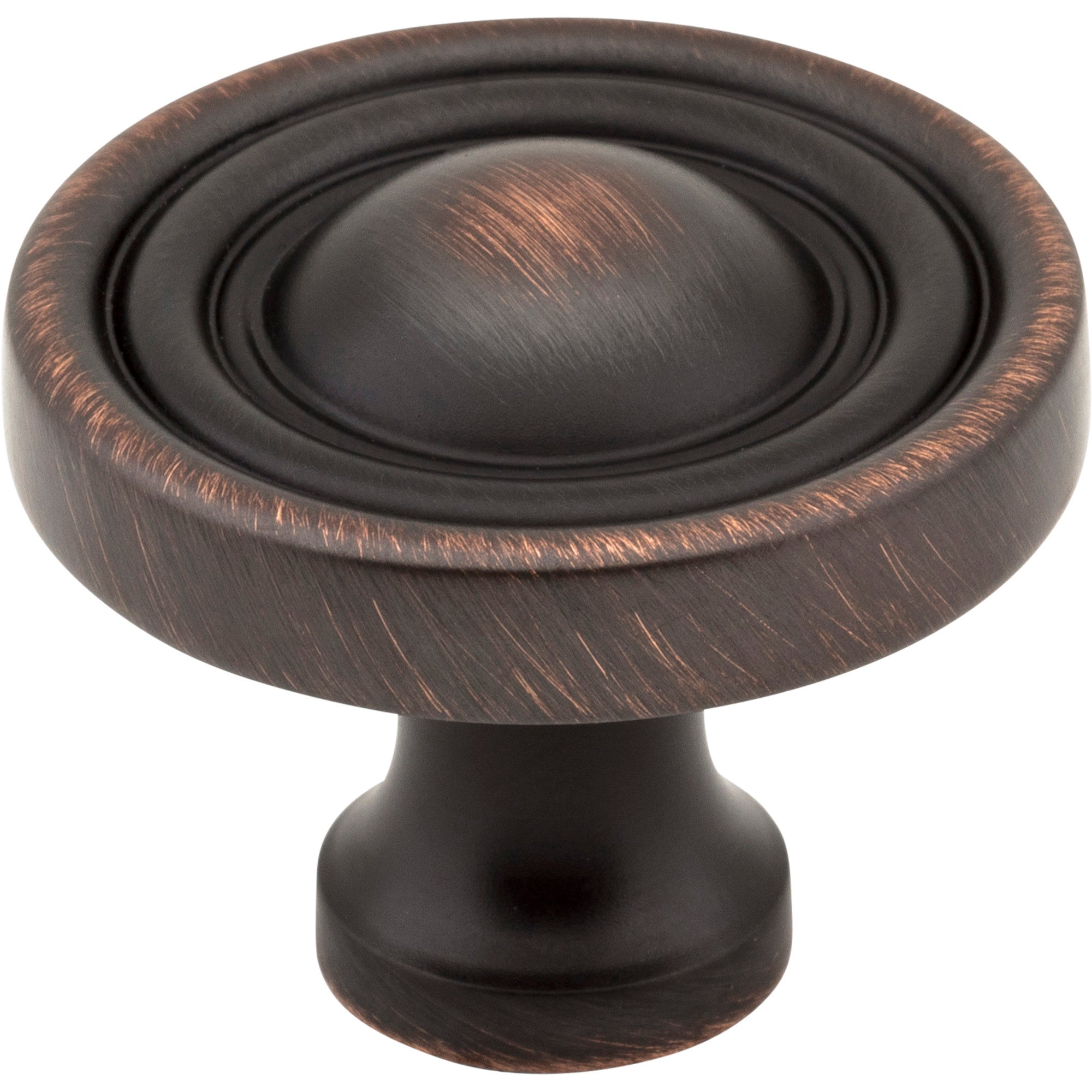 Round Bella Cabinet Knob by Jeffrey Alexander - Brushed Oil Rubbed Bronze