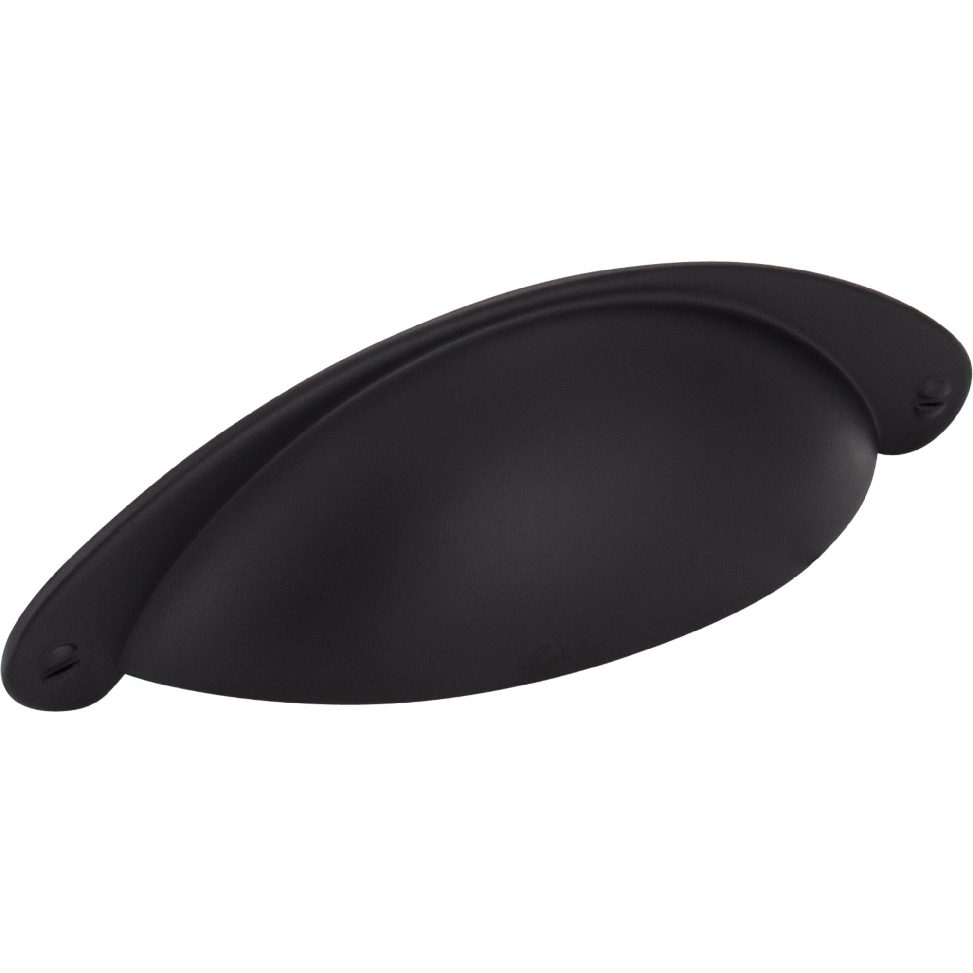 Lyon Cabinet Cup Pull by Jeffrey Alexander - Matte Black