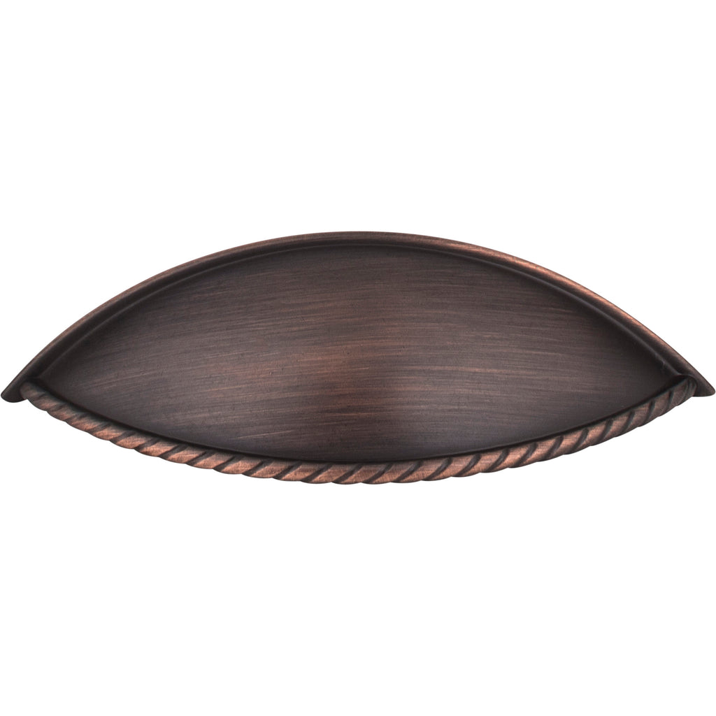 Lenoir Cabinet Cup Pull by Jeffrey Alexander - Brushed Oil Rubbed Bronze