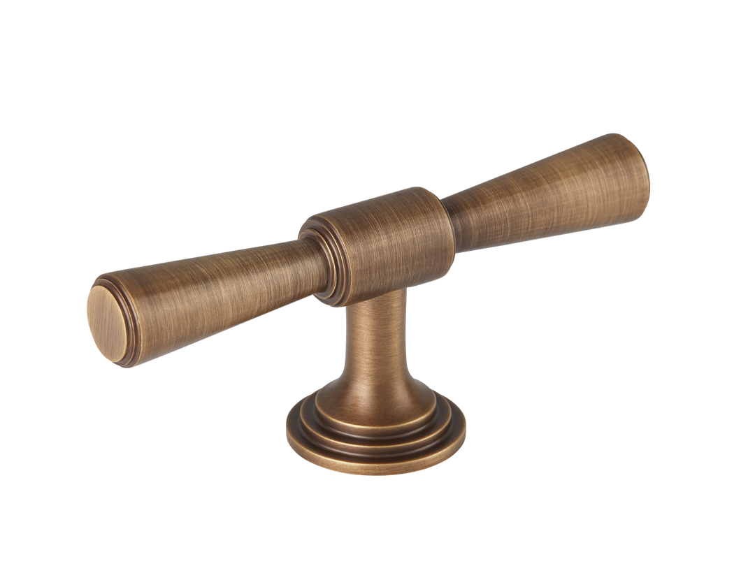 Lincoln T-bar Handle by Armac Martin - 82mm - Satin Nickel Plate