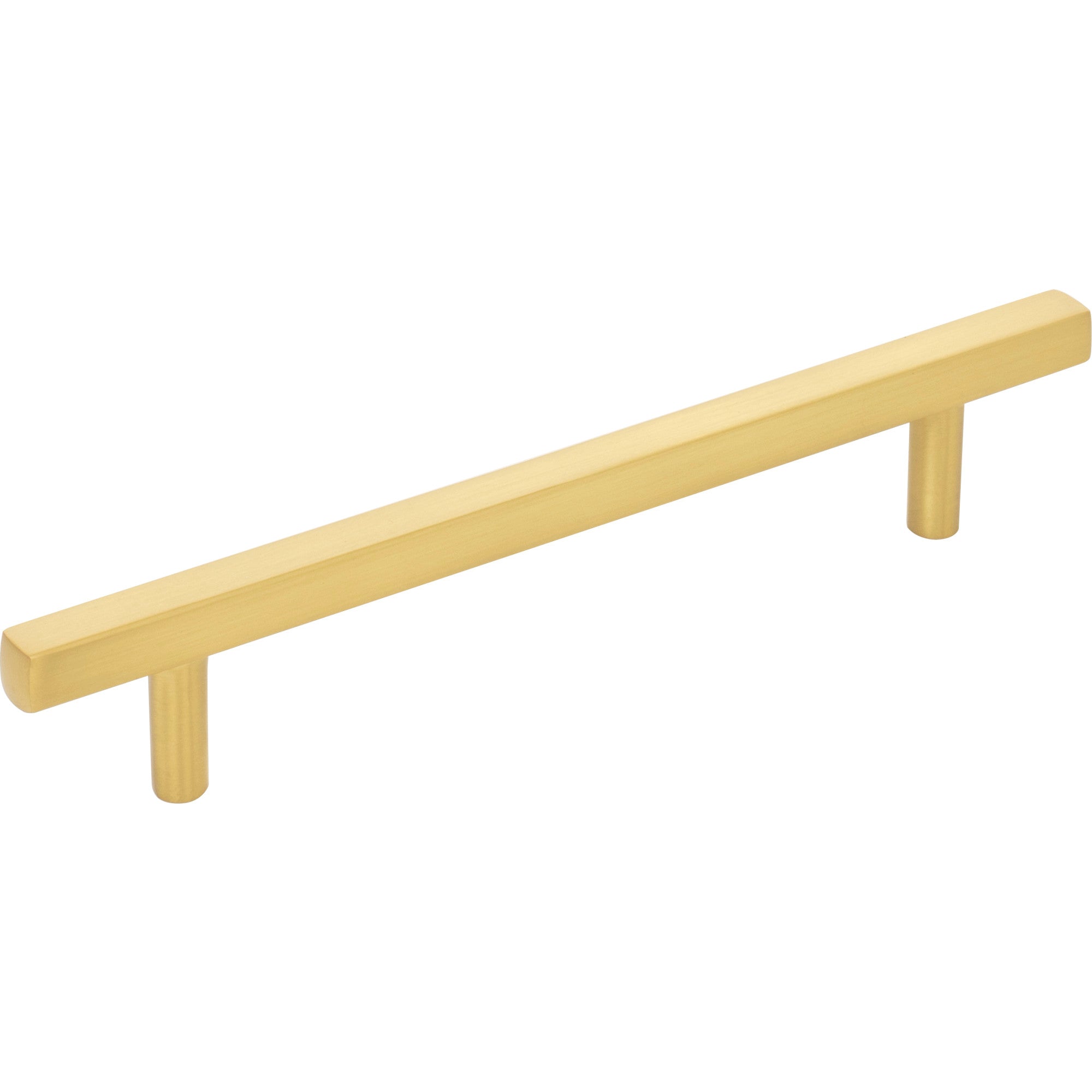 Square Dominique Cabinet Bar Pull by Jeffrey Alexander - Brushed Gold