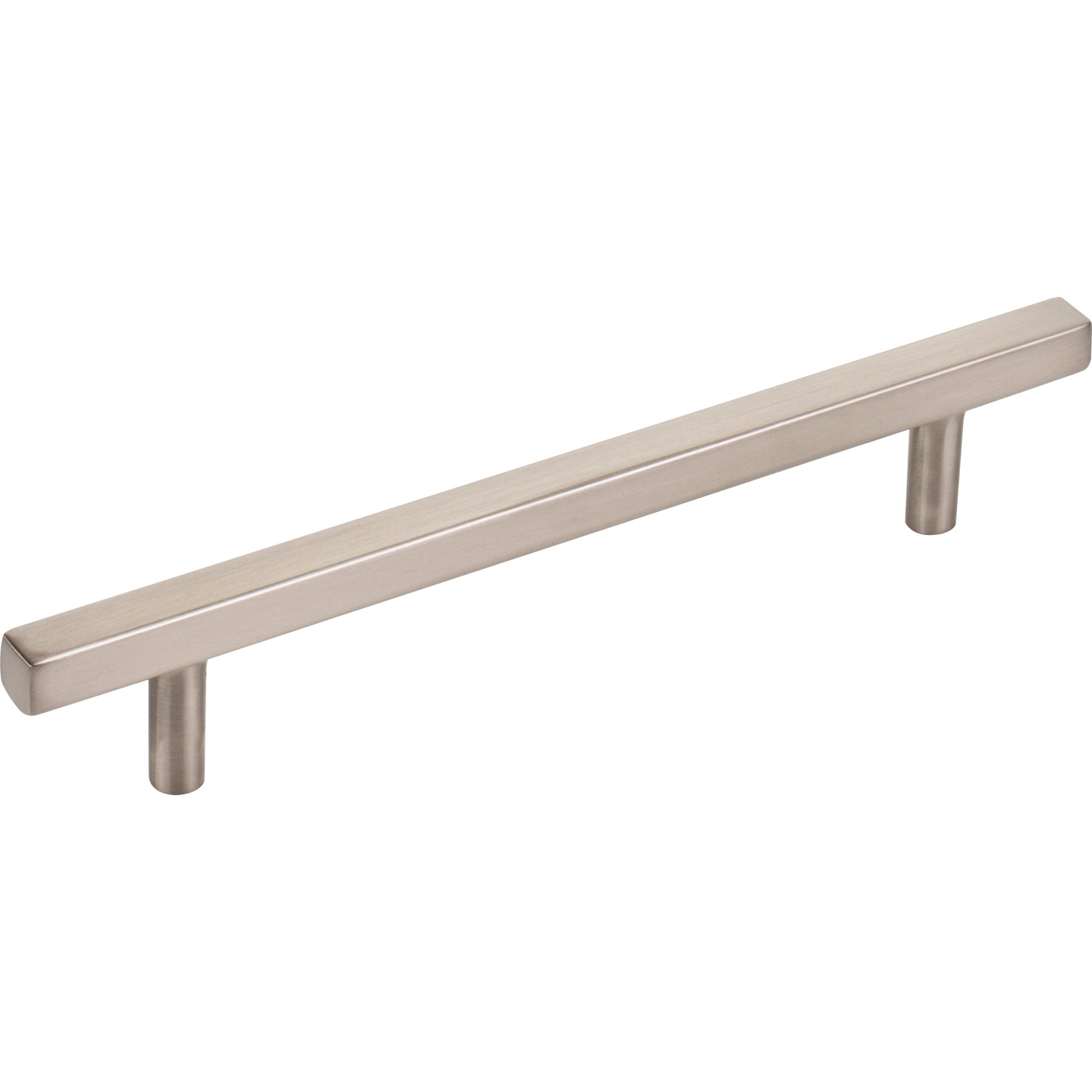 Square Dominique Cabinet Bar Pull by Jeffrey Alexander - Satin Nickel