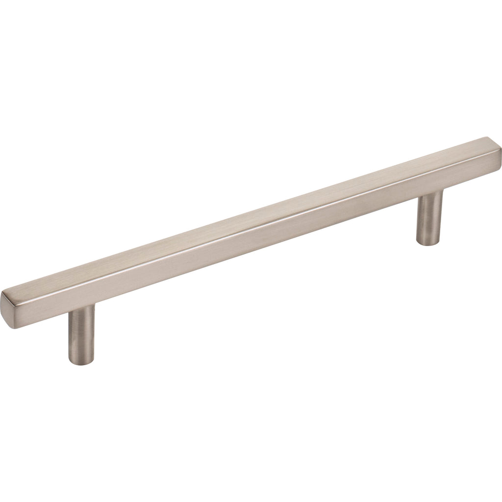 Square Dominique Cabinet Bar Pull by Jeffrey Alexander - Satin Nickel