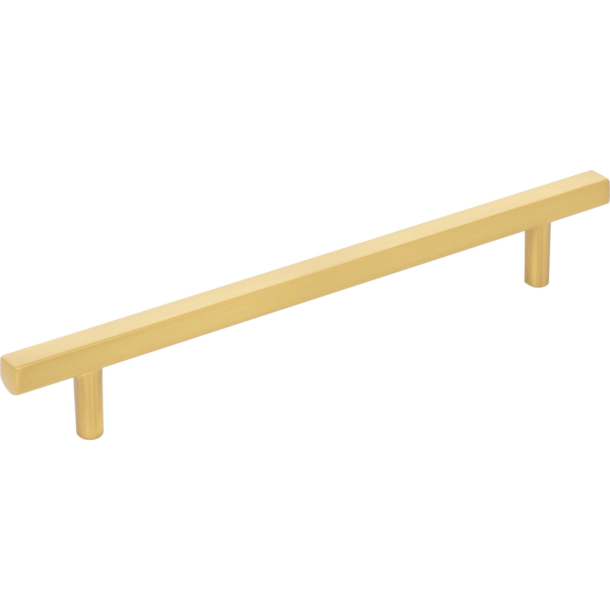 Square Dominique Cabinet Bar Pull by Jeffrey Alexander - Brushed Gold