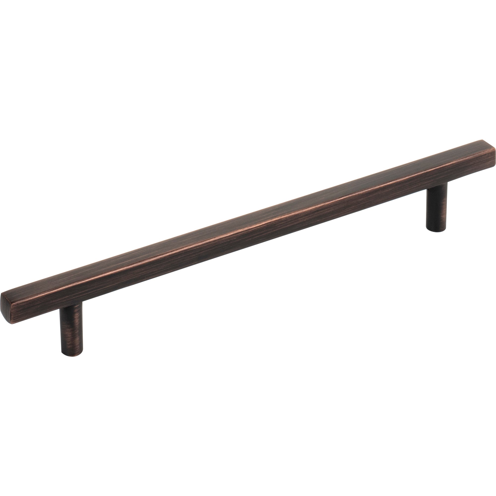 Square Dominique Cabinet Bar Pull by Jeffrey Alexander - Brushed Oil Rubbed Bronze