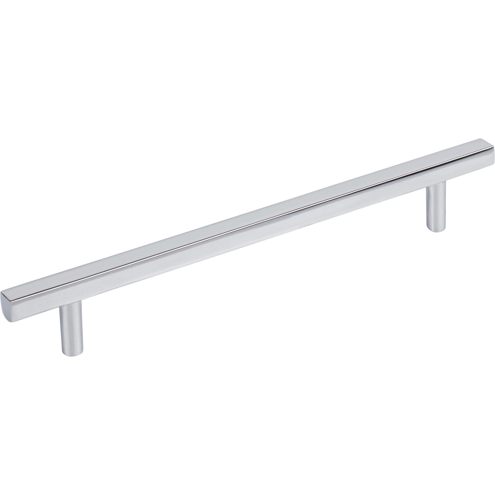 Square Dominique Cabinet Bar Pull by Jeffrey Alexander - Polished Chrome