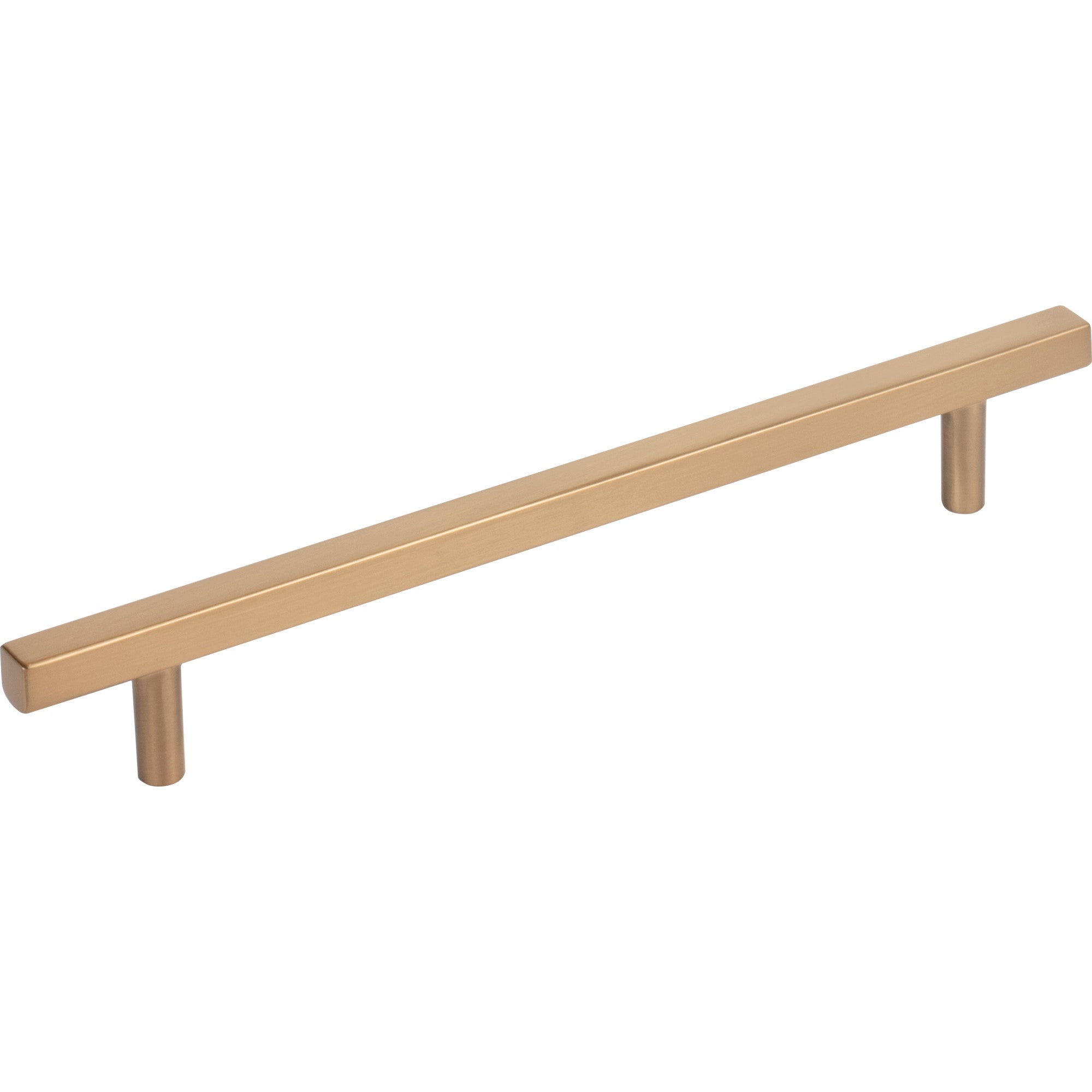 Square Dominique Cabinet Bar Pull by Jeffrey Alexander - Satin Bronze