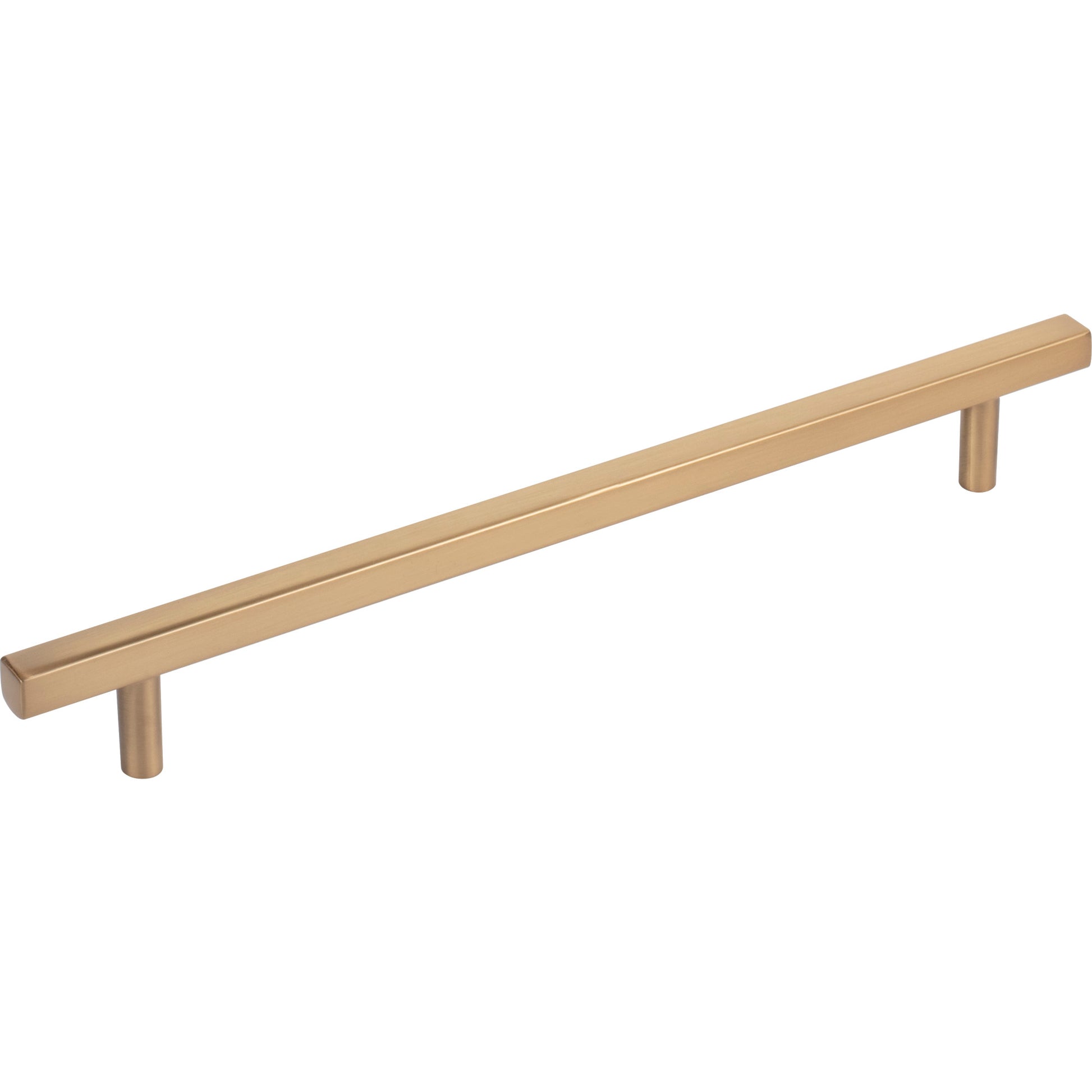 Square Dominique Cabinet Bar Pull by Jeffrey Alexander - Satin Bronze