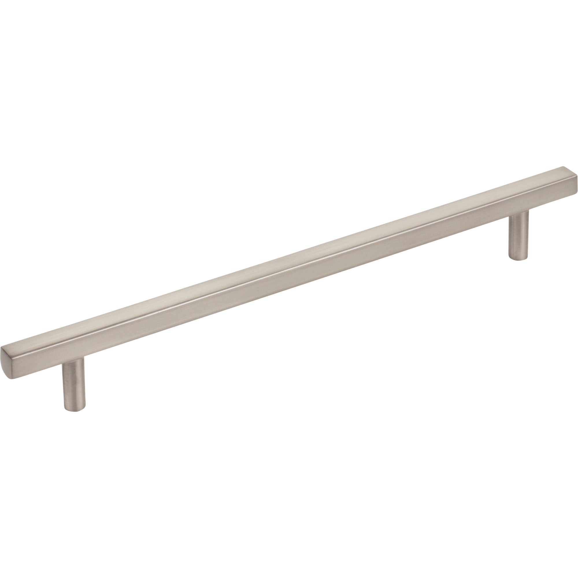 Square Dominique Cabinet Bar Pull by Jeffrey Alexander - Satin Nickel