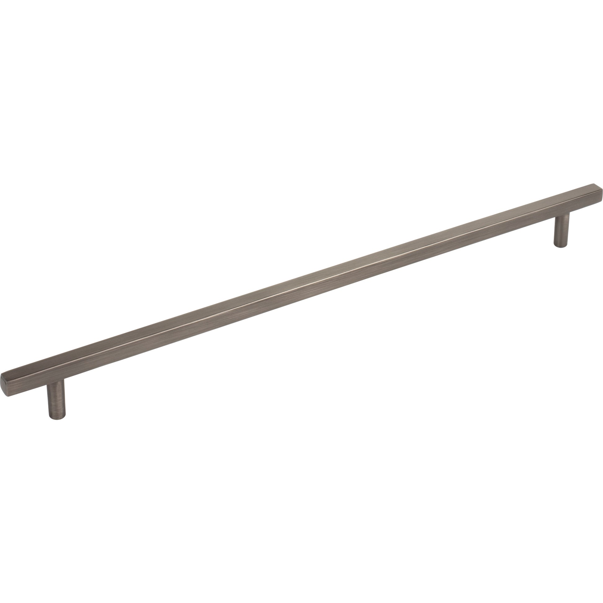 Square Dominique Cabinet Bar Pull by Jeffrey Alexander - Brushed Pewter