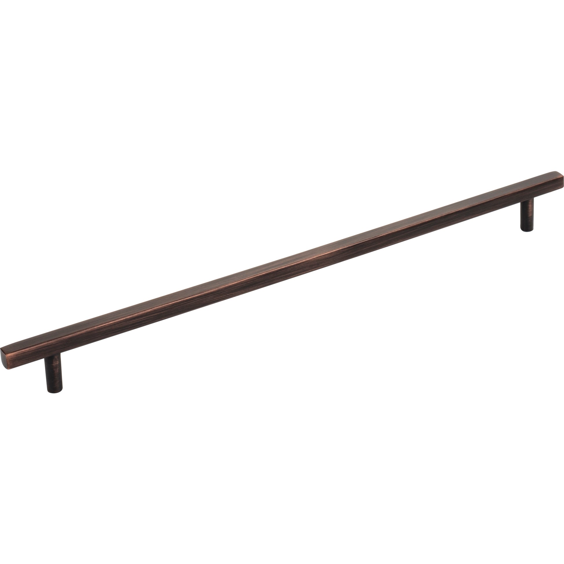 Square Dominique Cabinet Bar Pull by Jeffrey Alexander - Brushed Oil Rubbed Bronze