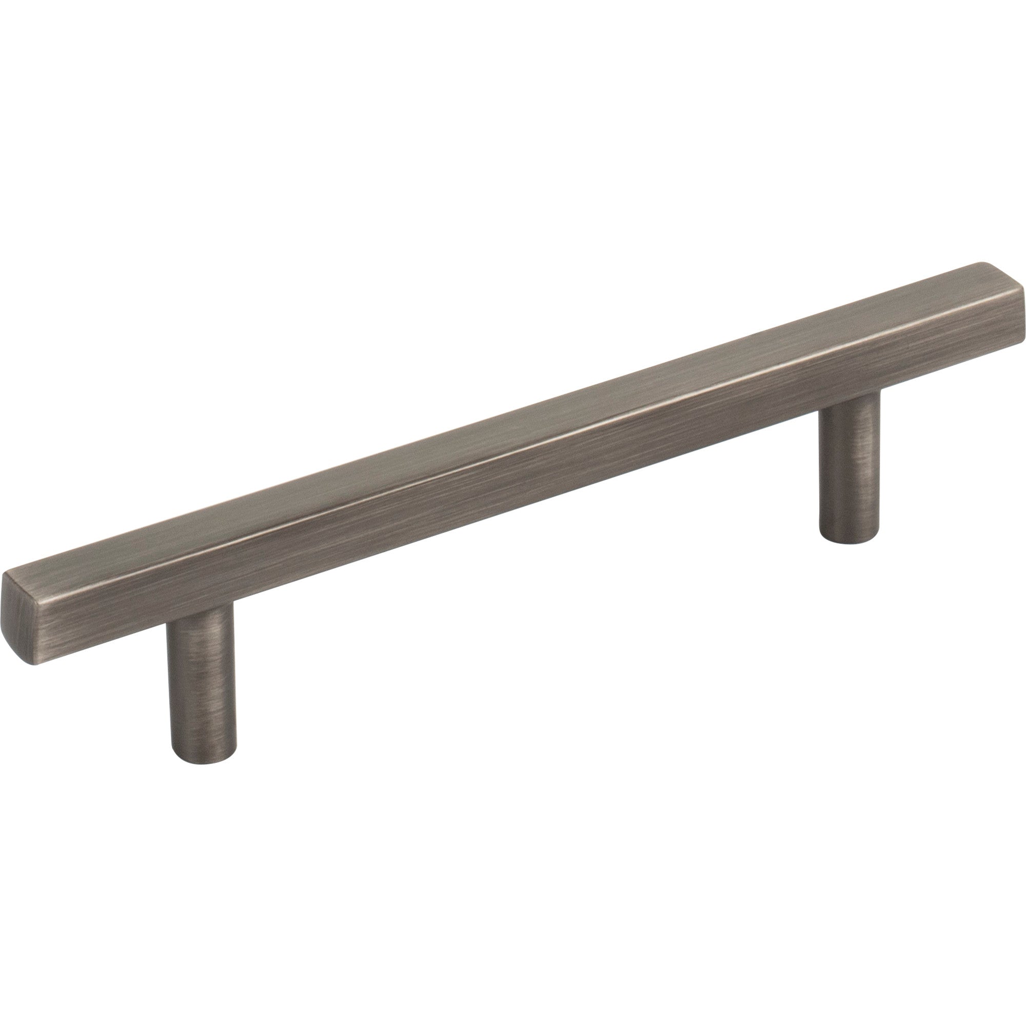 Square Dominique Cabinet Bar Pull by Jeffrey Alexander - Brushed Pewter