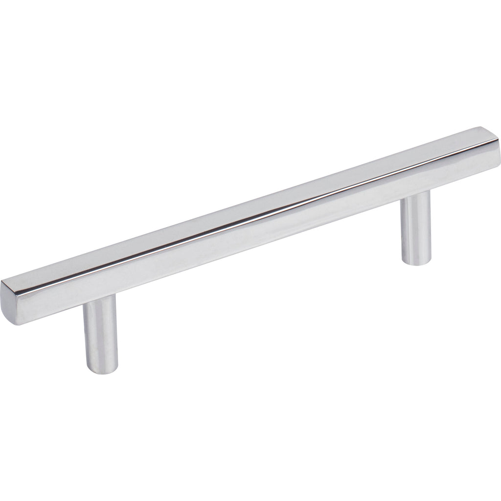 Square Dominique Cabinet Bar Pull by Jeffrey Alexander - Polished Chrome